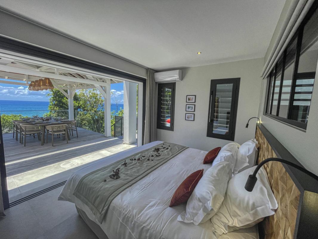 A louer villa 4 chambres vue mer Saint François Guadeloupe_ Chambre du bas 