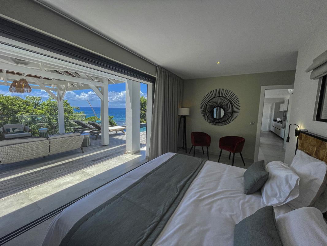 A louer villa 4 chambres vue mer Saint François Guadeloupe_ Chambre du bas 