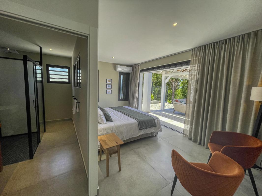 A louer villa 4 chambres vue mer Saint François Guadeloupe_ Chambre du bas 