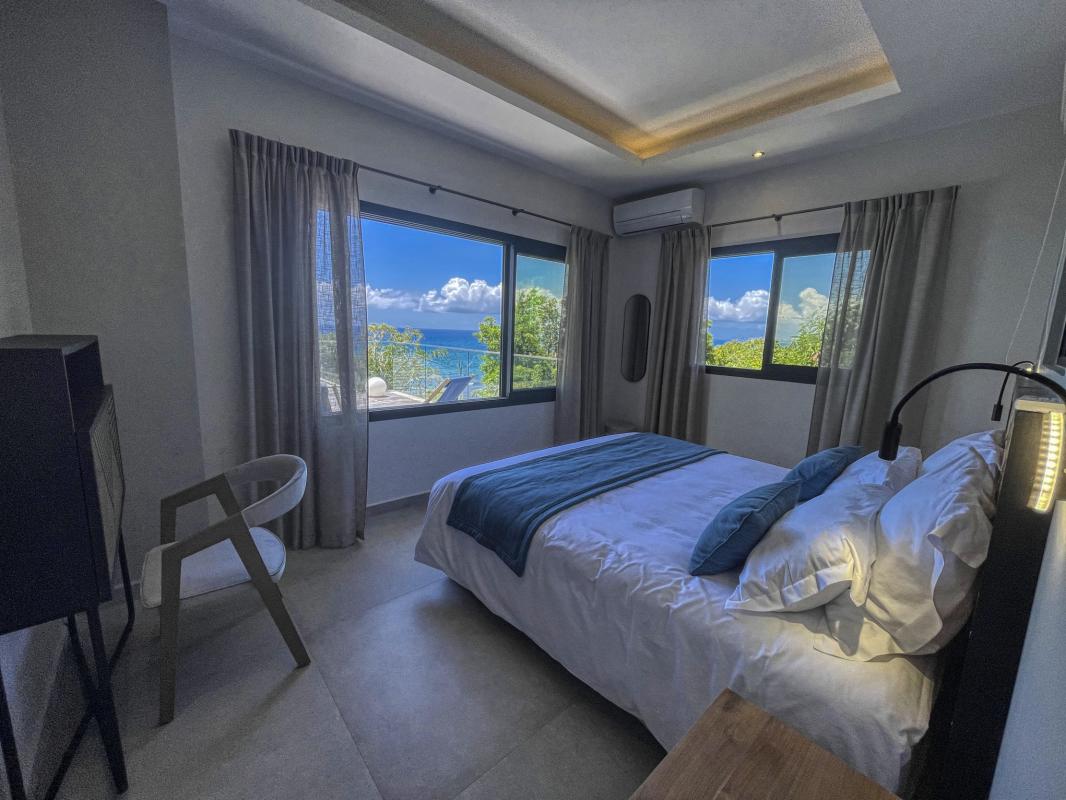 A louer villa 4 chambres vue mer Saint François Guadeloupe_ Chambre Haut 