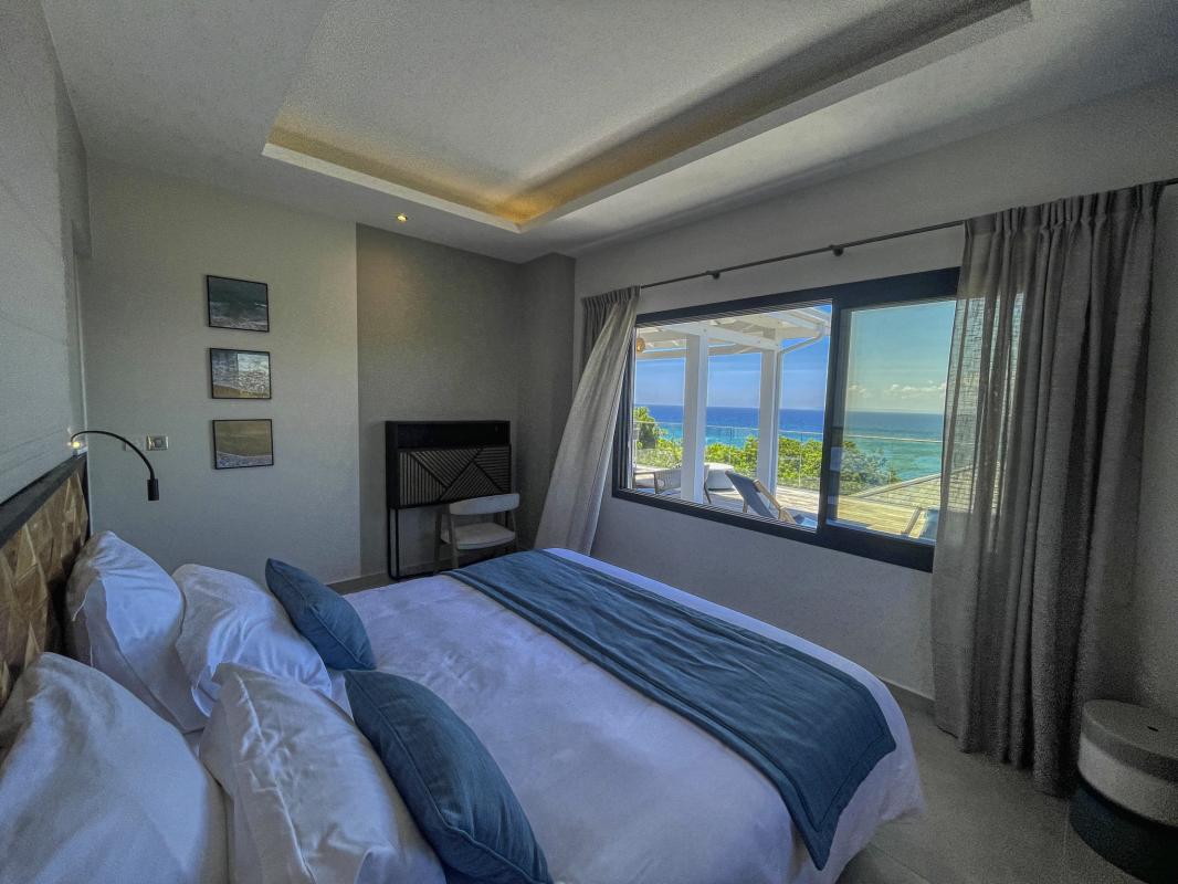 A louer villa 4 chambres vue mer Saint François Guadeloupe_ Chambre Haut 