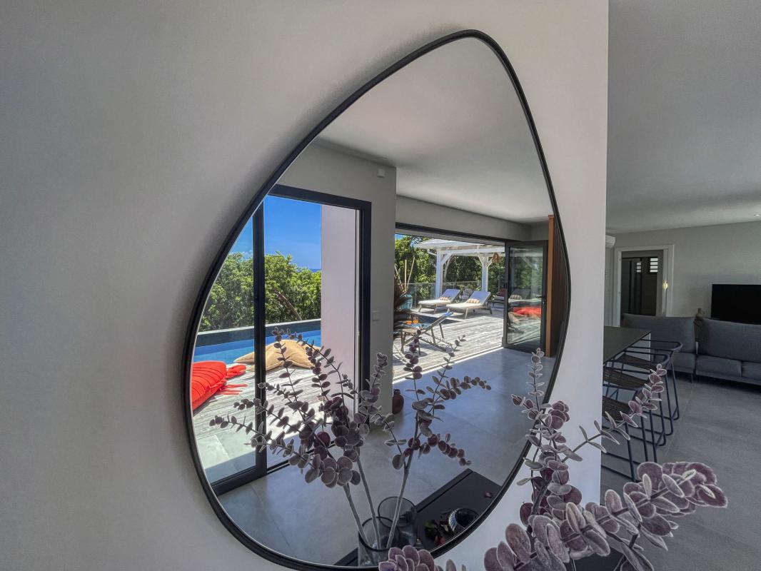 A louer villa 4 chambres vue mer Saint François Guadeloupe_ Miroir 