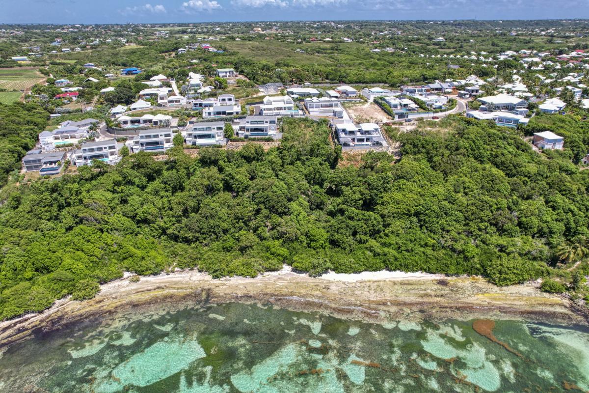 A louer villa 4 chambres vue mer Saint François Guadeloupe_ Vue aérienne 