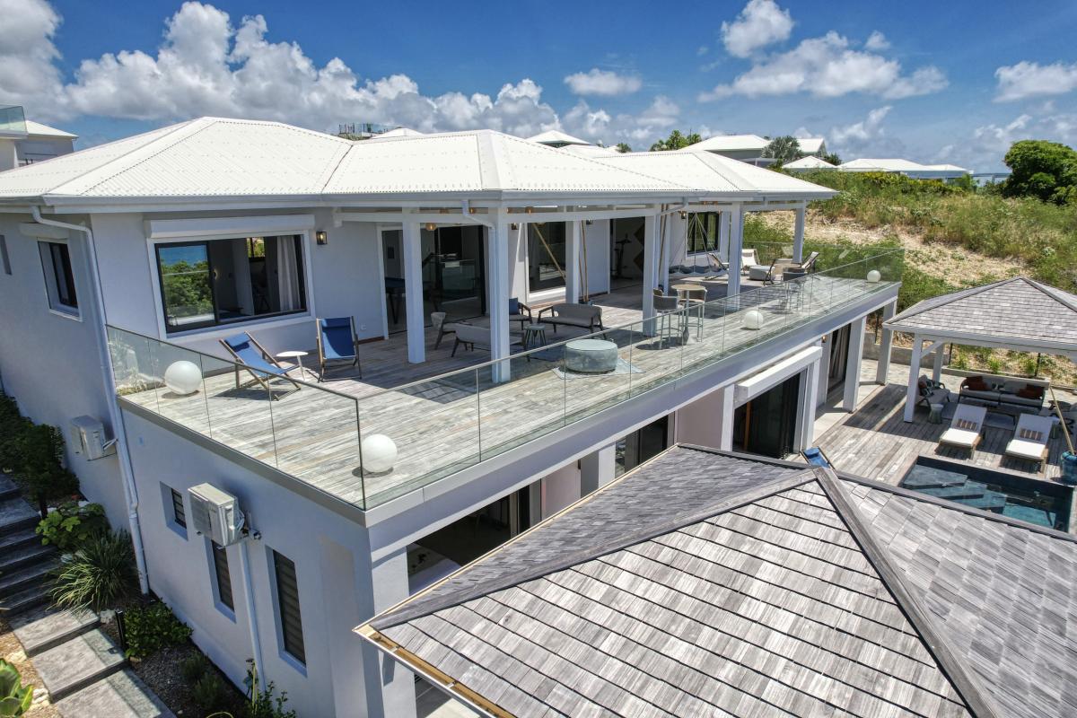 A louer villa 4 chambres vue mer Saint François Guadeloupe_ Vue d'ensemble 