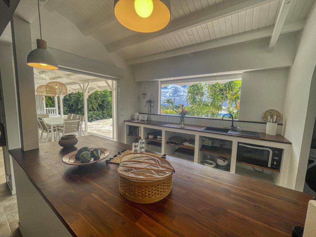 A louer villa 8 personnes Saint François Guadeloupe_ Cuisine 