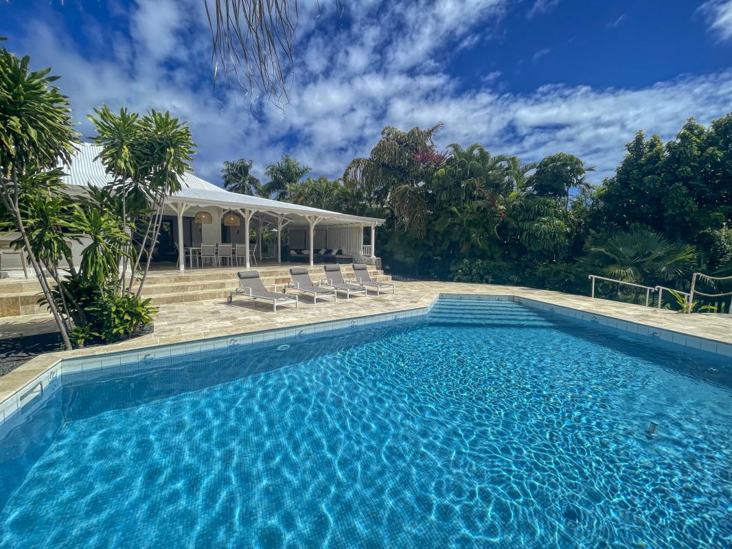 A louer villa 8 personnes Saint François Guadeloupe_ Piscine 