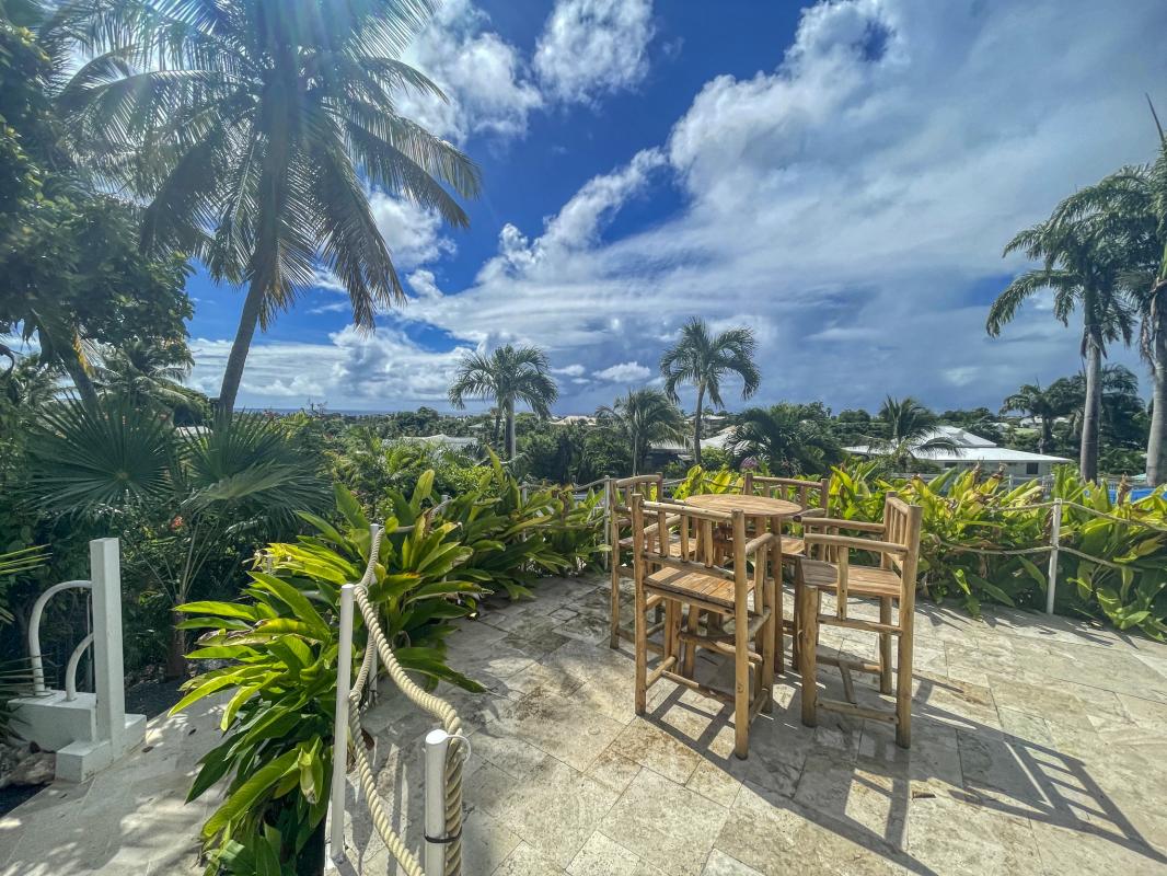 A louer villa 8 personnes Saint François Guadeloupe_ Terrasse 