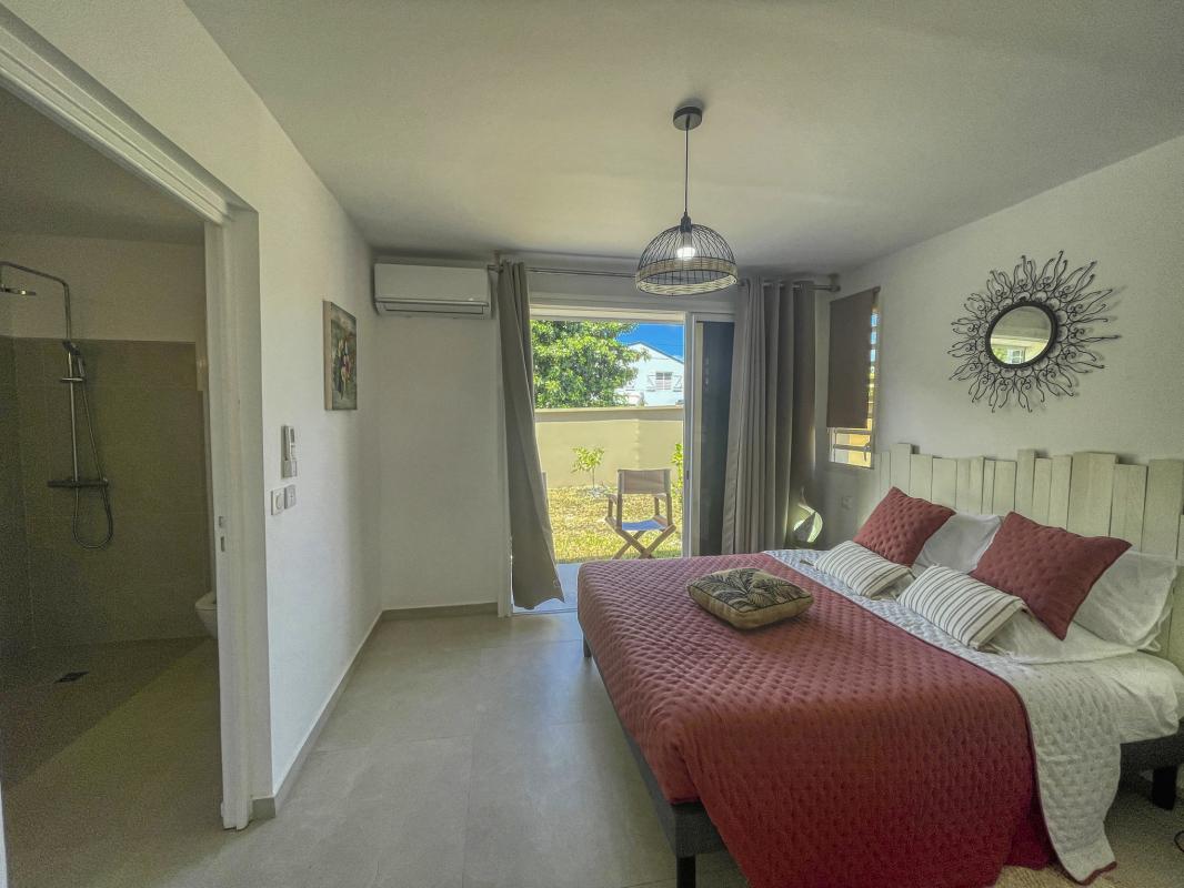 A louer villa proche plage à pieds Saint François Guadeloupe_ Chambre 1 