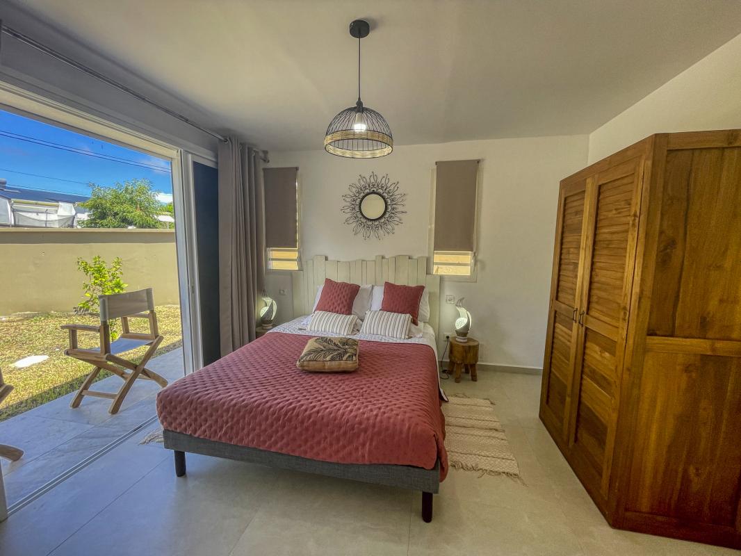A louer villa proche plage à pieds Saint François Guadeloupe_ Chambre 1 
