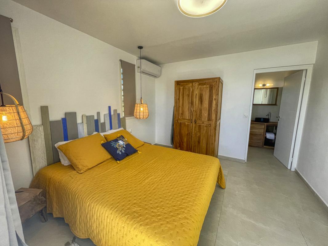 A louer villa proche plage à pieds Saint François Guadeloupe_ Chambre 2