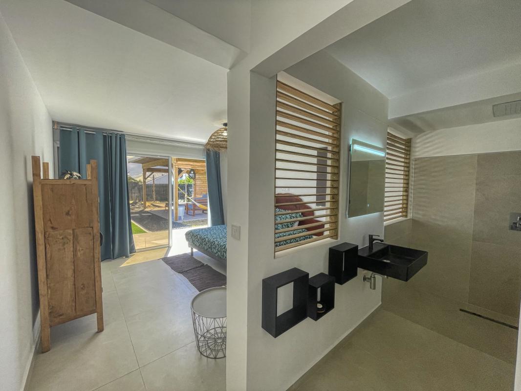 A louer villa proche plage à pieds Saint François Guadeloupe_ Chambre 3 