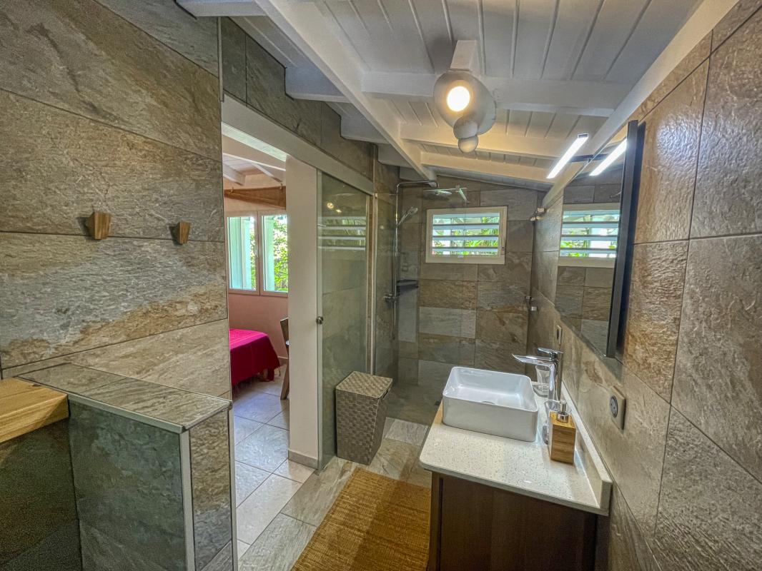 Location villa Saint François Guadeloupe_chambre rouge