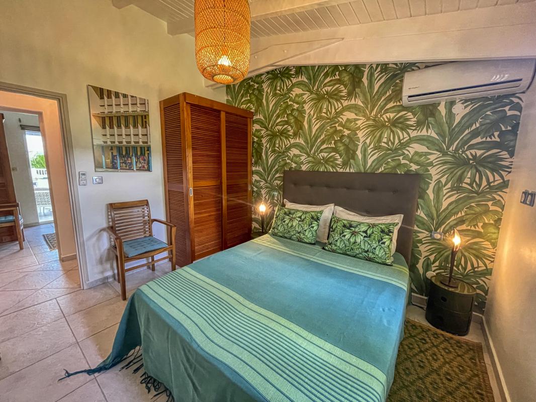 Location villa Saint François Guadeloupe_chambre verte