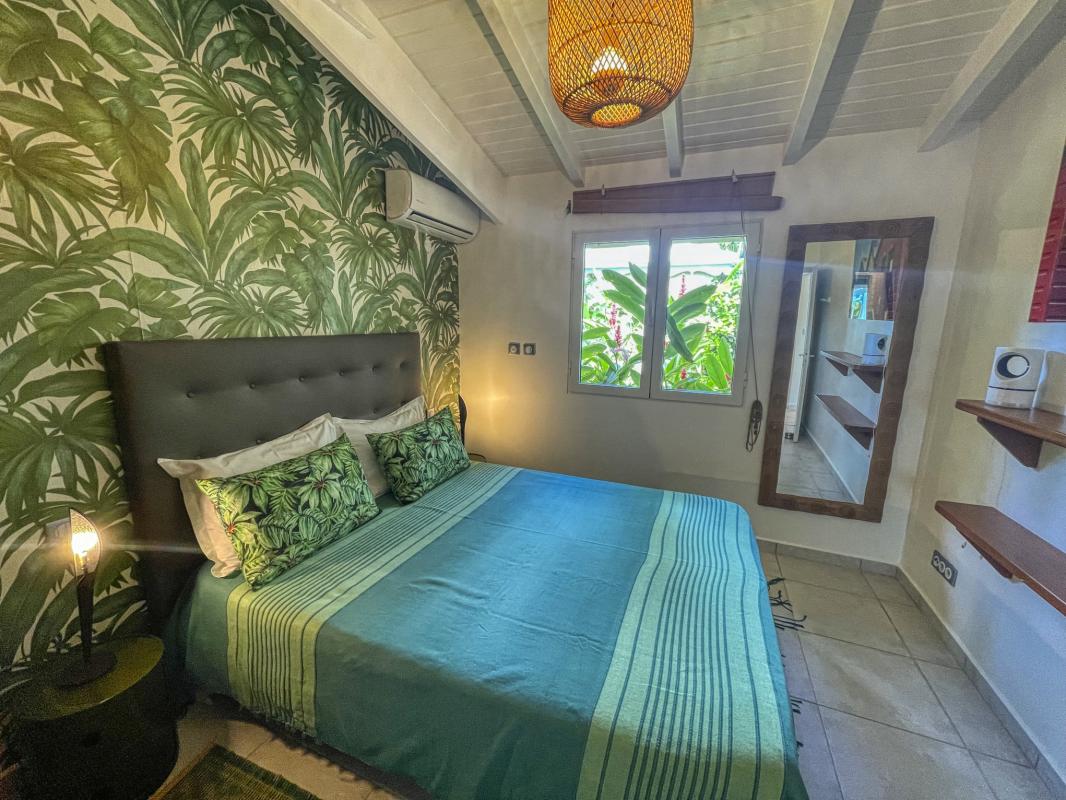Location villa Saint François Guadeloupe_chambre verte