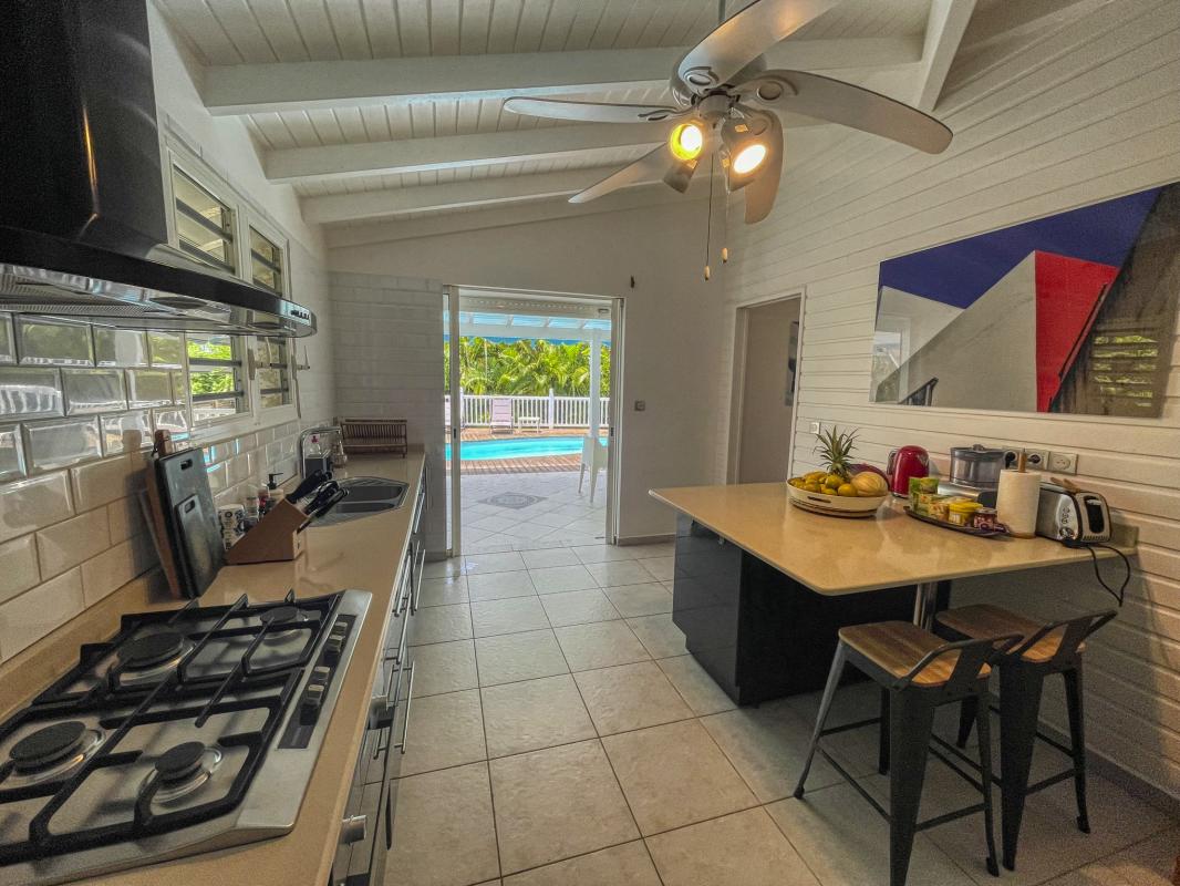 Location villa Saint François Guadeloupe_cuisine