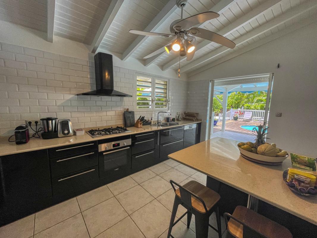 Location villa Saint François Guadeloupe_cuisine