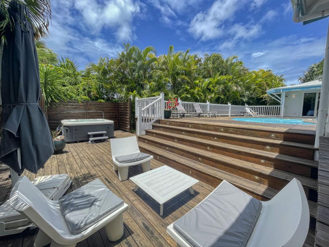 Location villa Saint François Guadeloupe_espace jacuzzi