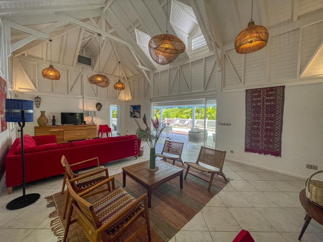 Location villa Saint François Guadeloupe_pièce à vivre