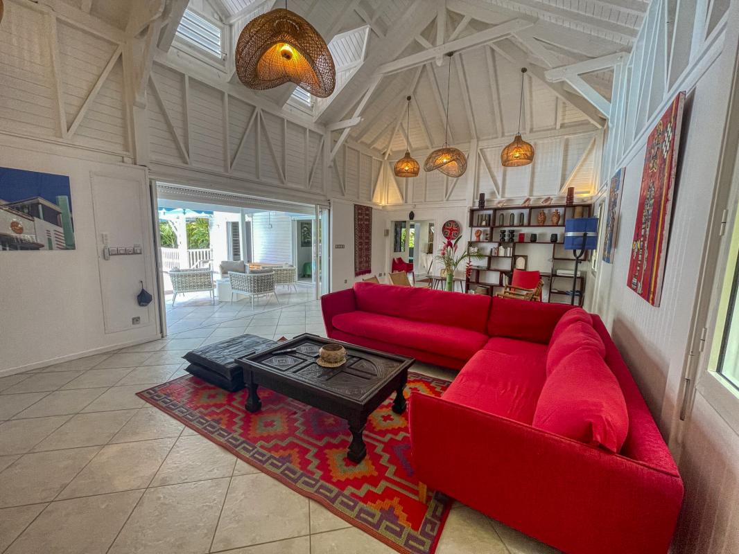 Location villa Saint François Guadeloupe_pièce à vivre