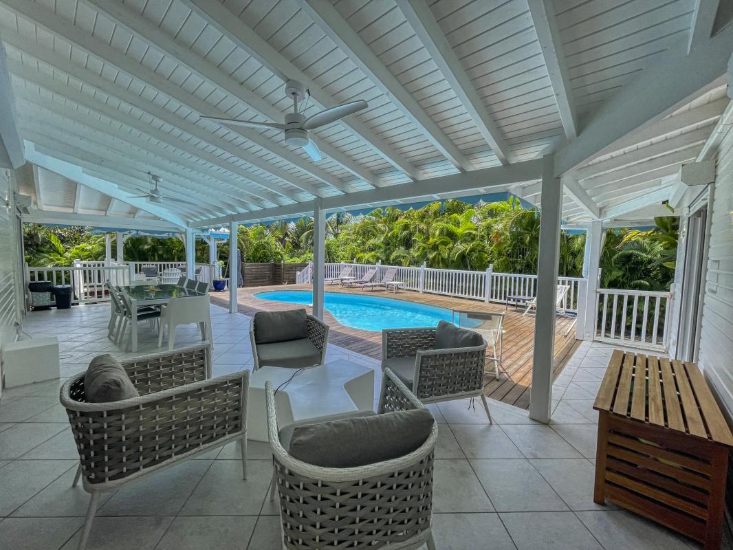 Location villa Saint François Guadeloupe_terrasse