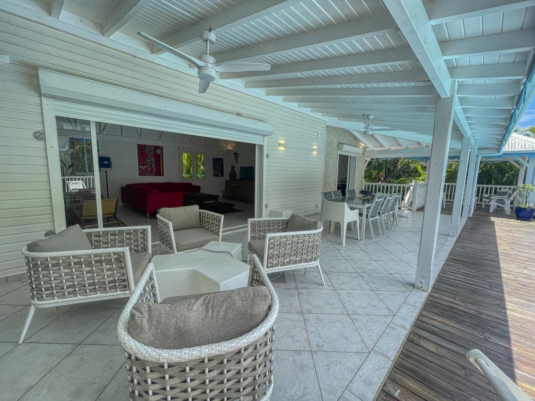 Location villa Saint François Guadeloupe_terrasse