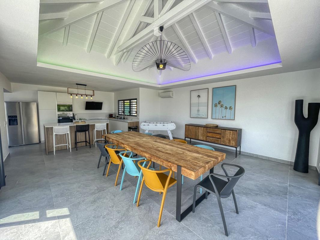 Location-villa-Topaze-2-chambres-8-personnes-vue-mer-piscine-à-St-François-Guadeloupe