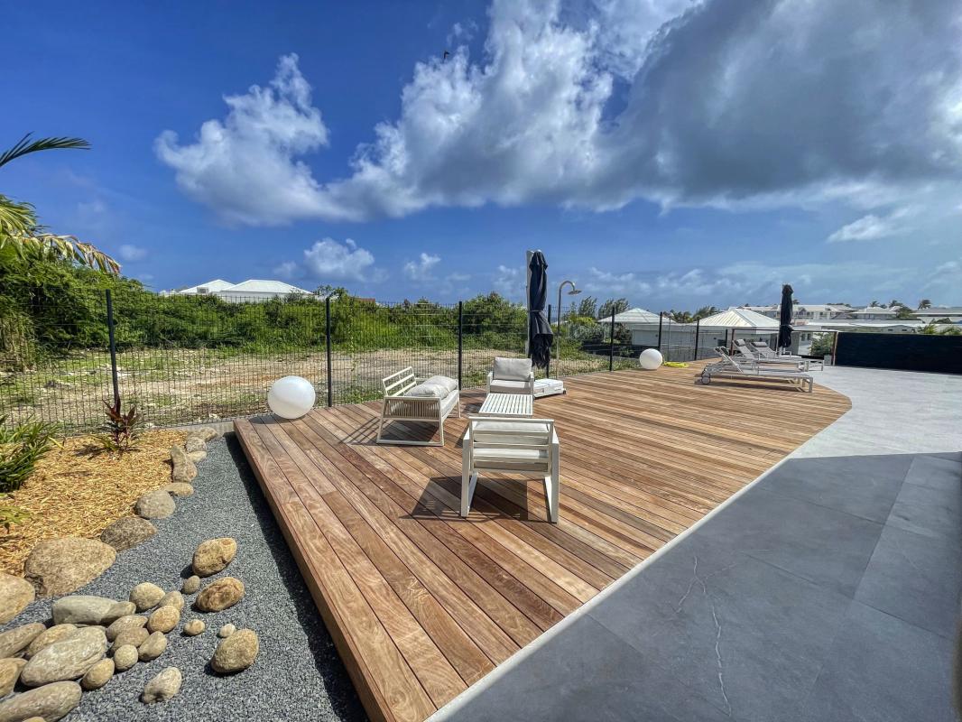 Location-villa-Topaze-2-chambres-8-personnes-vue-mer-piscine-à-St-François-Guadeloupe