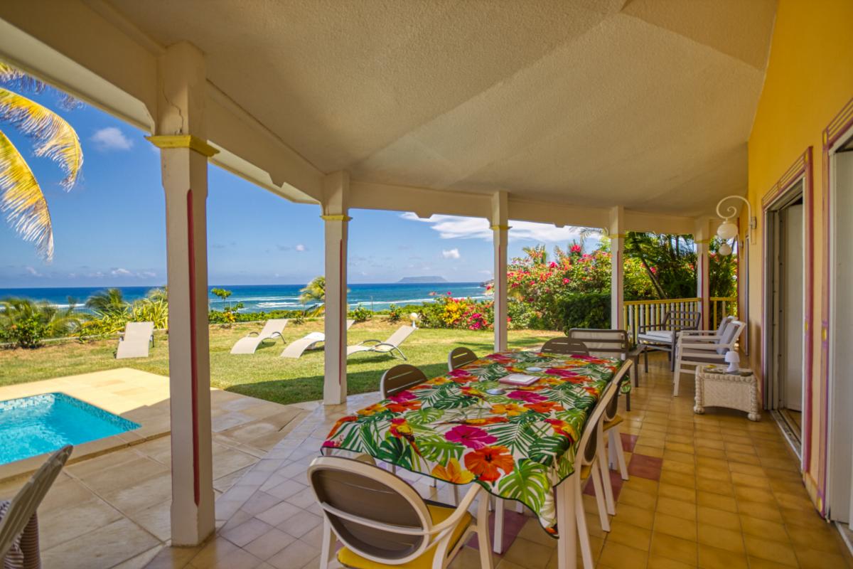 Rental villa with swimming pool and sea view - overview