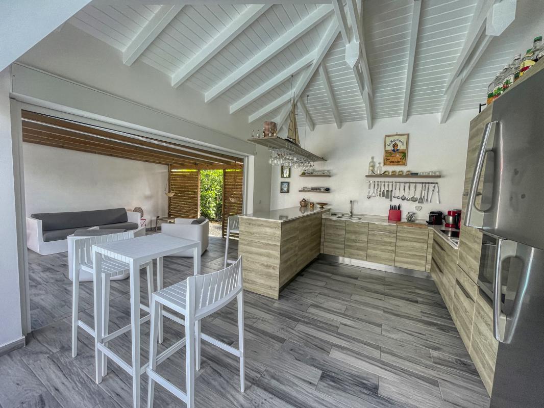 Location villa avec piscine Saint François Guadeloupe_ Cuisine 