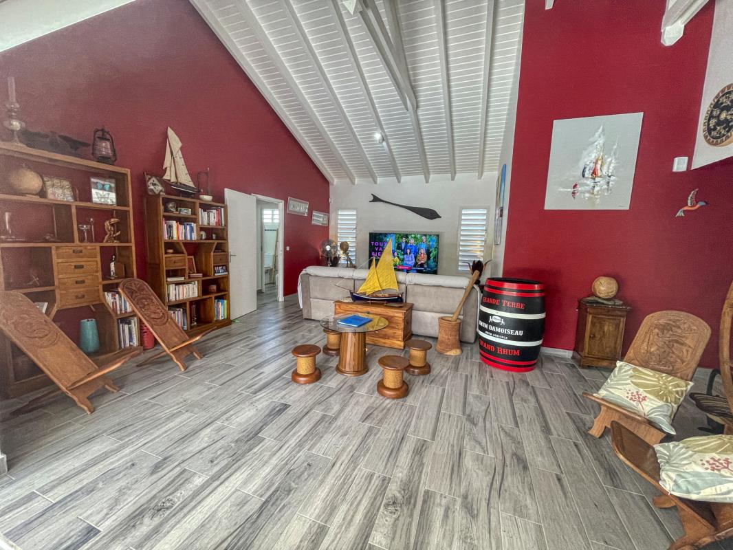 Location villa avec piscine Saint François Guadeloupe_ Salon