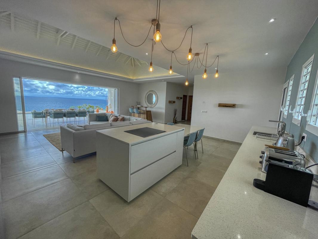 Location villa avec piscine Saint François Guadeloupe_ Cuisine 