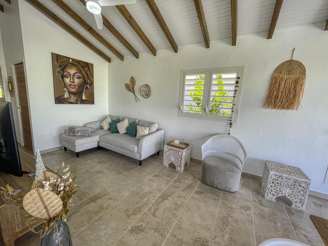 Location villa Saint François Guadeloupe-salon