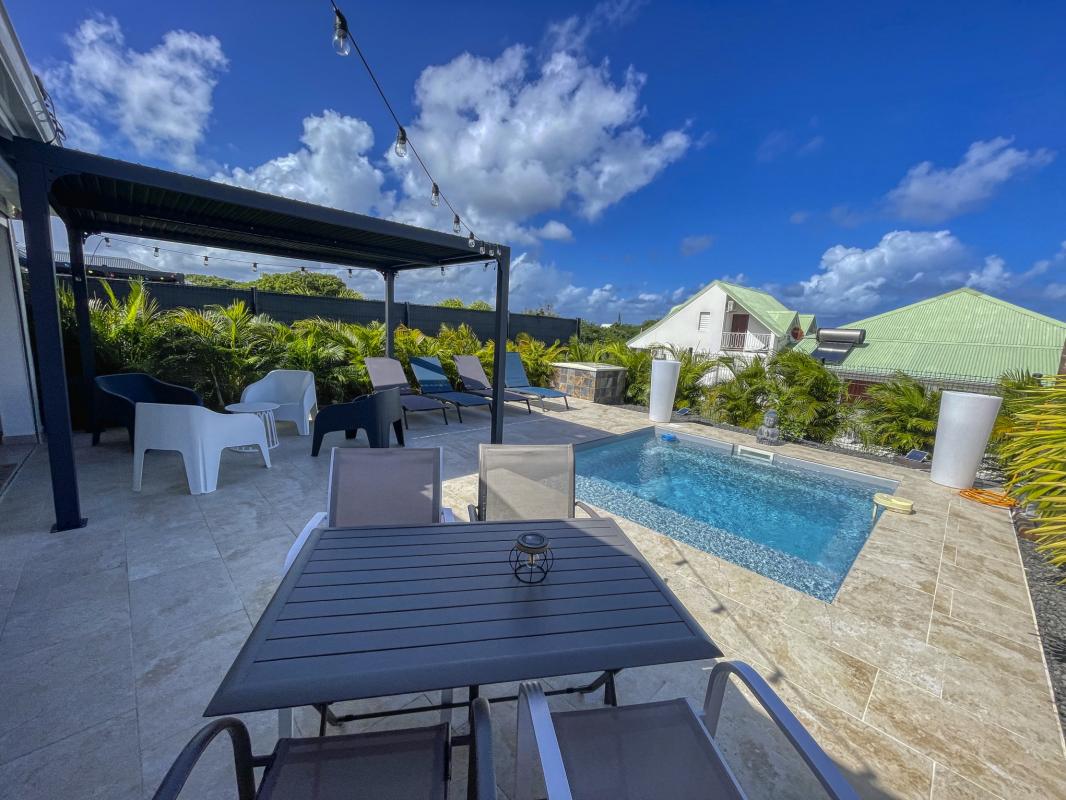 Location villa Saint François Guadeloupe-Vue ensemble