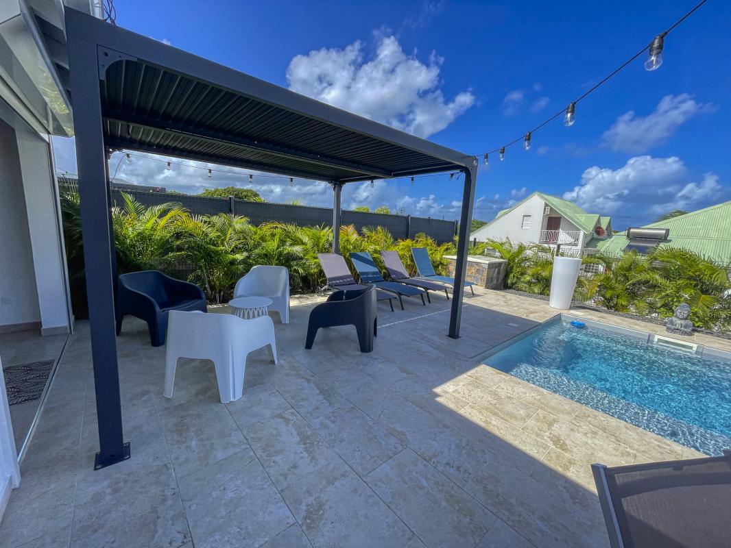 Location villa Saint François Guadeloupe-Vue ensemble