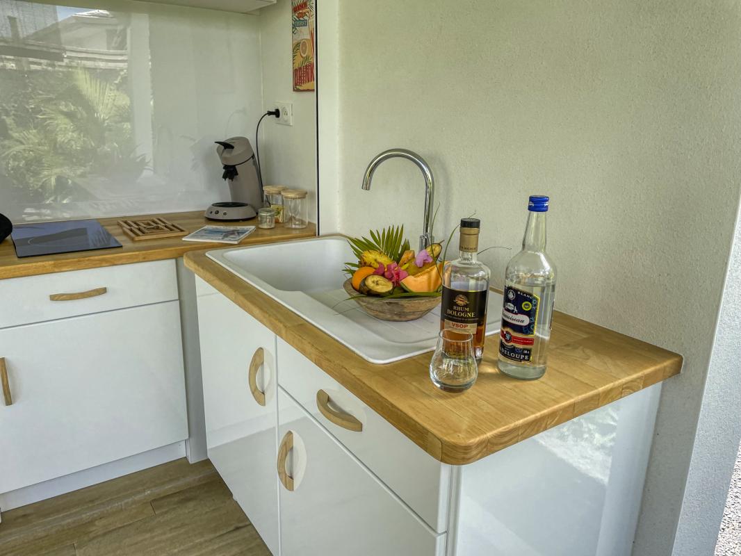 Location Villa 1 chambre Saint François Guadeloupe-cuisine
