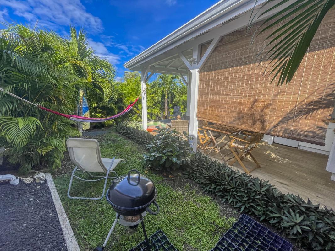 Location villa piscine Saint François Guadeloupe_barbecue