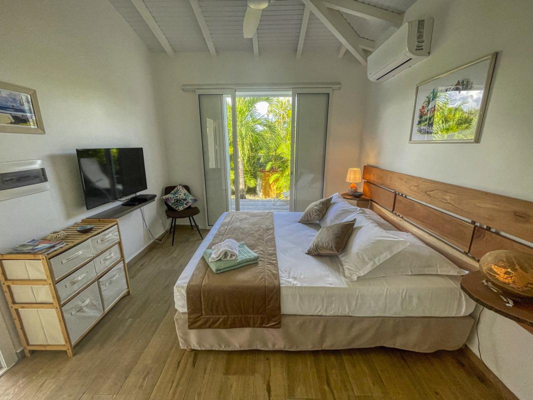 Location villa piscine Saint François Guadeloupe_chambre