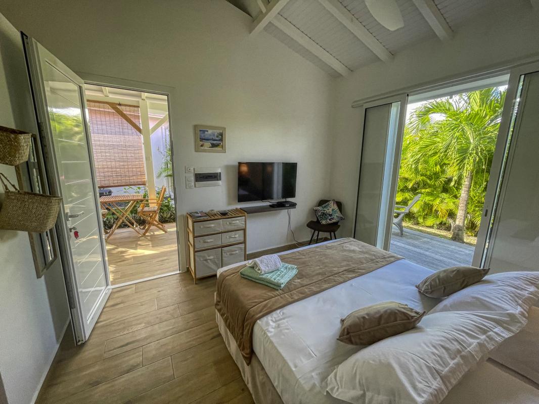 Location villa piscine Saint François Guadeloupe_chambre