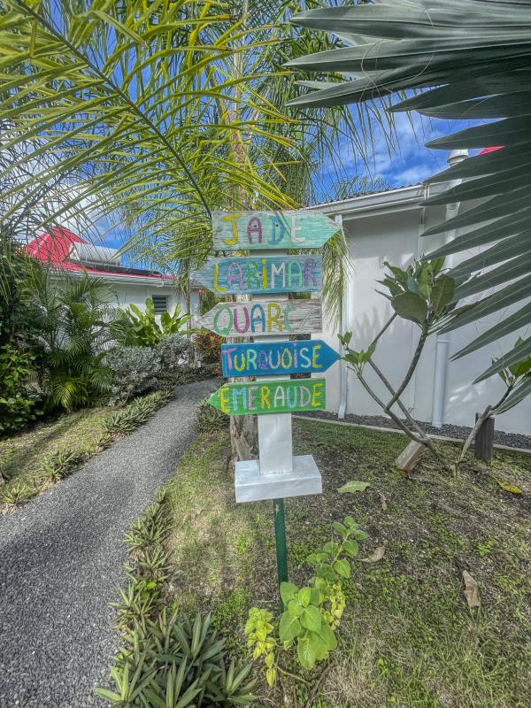 Location villa piscine Saint François Guadeloupe_chemin accès