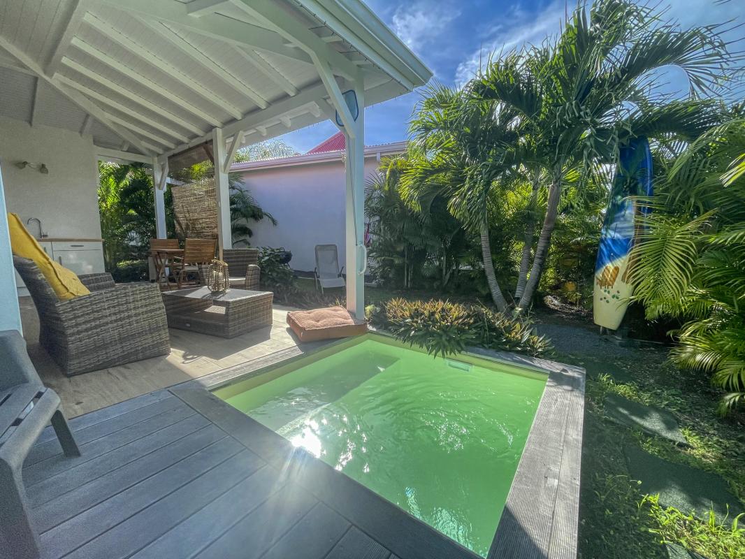 Location villa piscine Saint François Guadeloupe_piscine