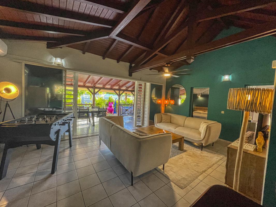 Location Villa Saint François Guadeloupe salon