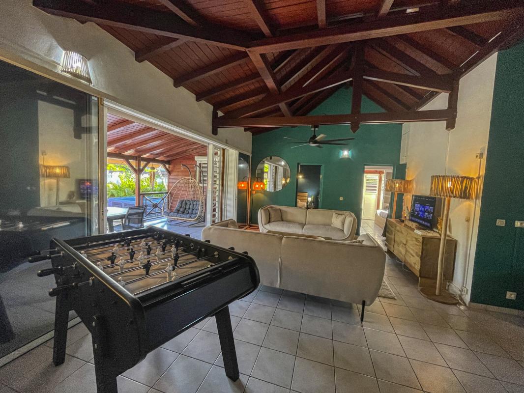 Location Villa Saint François Guadeloupe salon