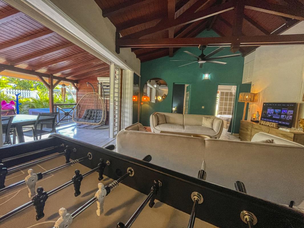 Location Villa Saint François Guadeloupe salon
