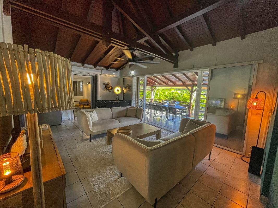 Location Villa Saint François Guadeloupe salon