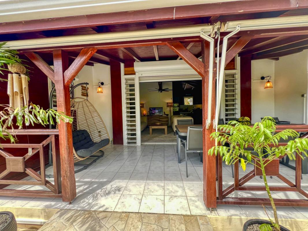 Location Villa Saint François Guadeloupe terrasse