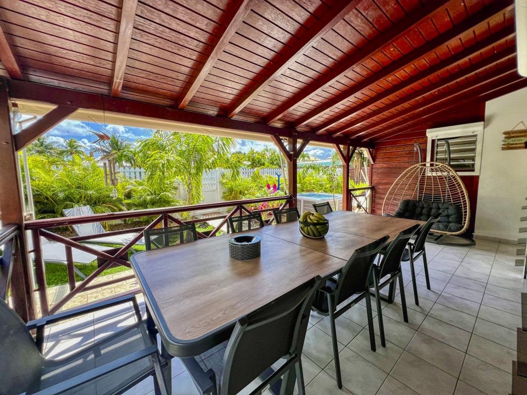 Location Villa Saint François Guadeloupe terrasse