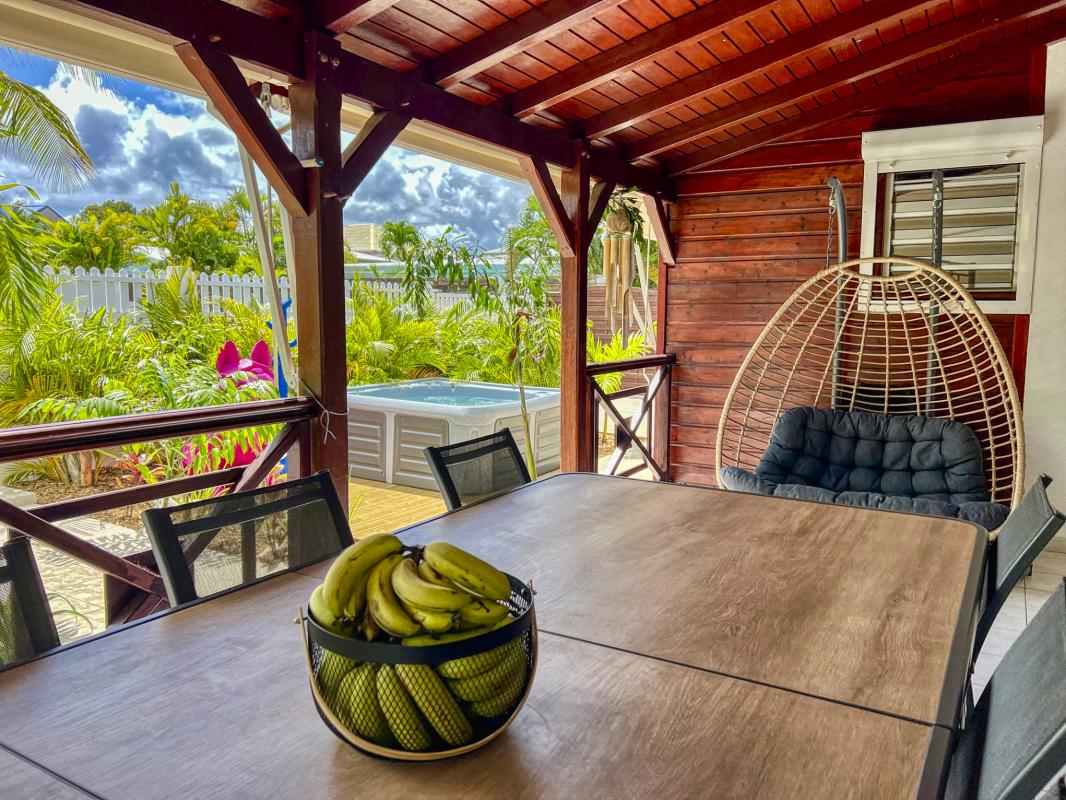Location Villa Saint François Guadeloupe terrasse