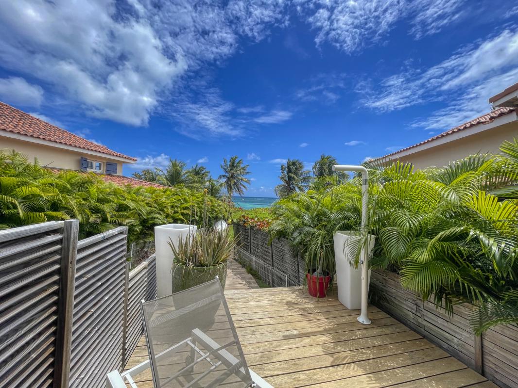 A-louer-Villa-au-hamak-Saint-François-Guadeloupe - Accès lagon