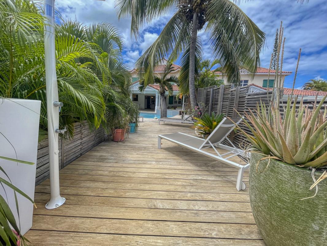 A-louer-Villa-au-hamak-Saint-François-Guadeloupe - Accès lagon