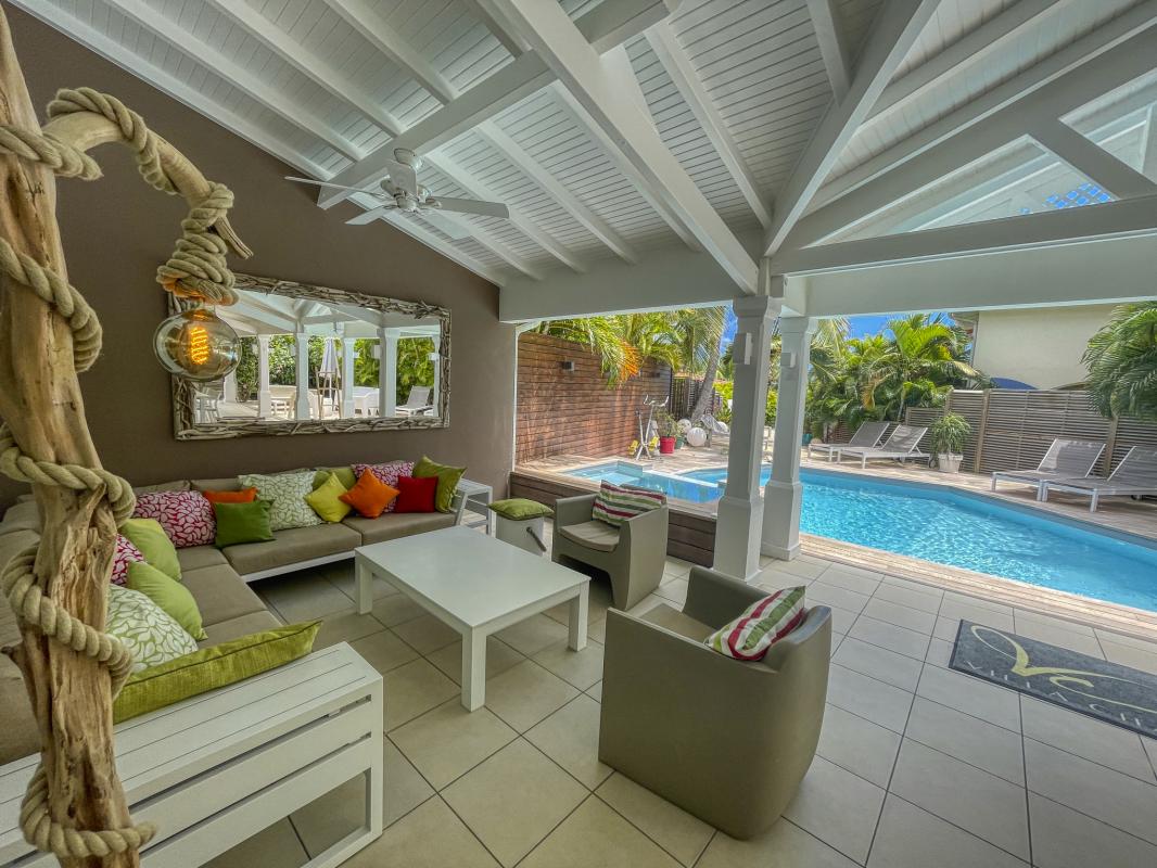 A-louer-Villa-au-hamak-Saint-François-Guadeloupe - Terrasse